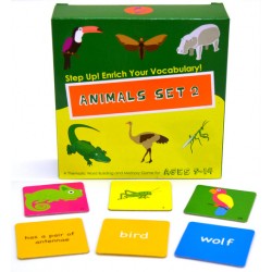 Thematic Vocabulary Building Game - Animals (Set 2) Thematic Vocabulary Building Game - Animals (Set 2)